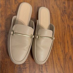 Nautica Lebella Beige Mules size 9